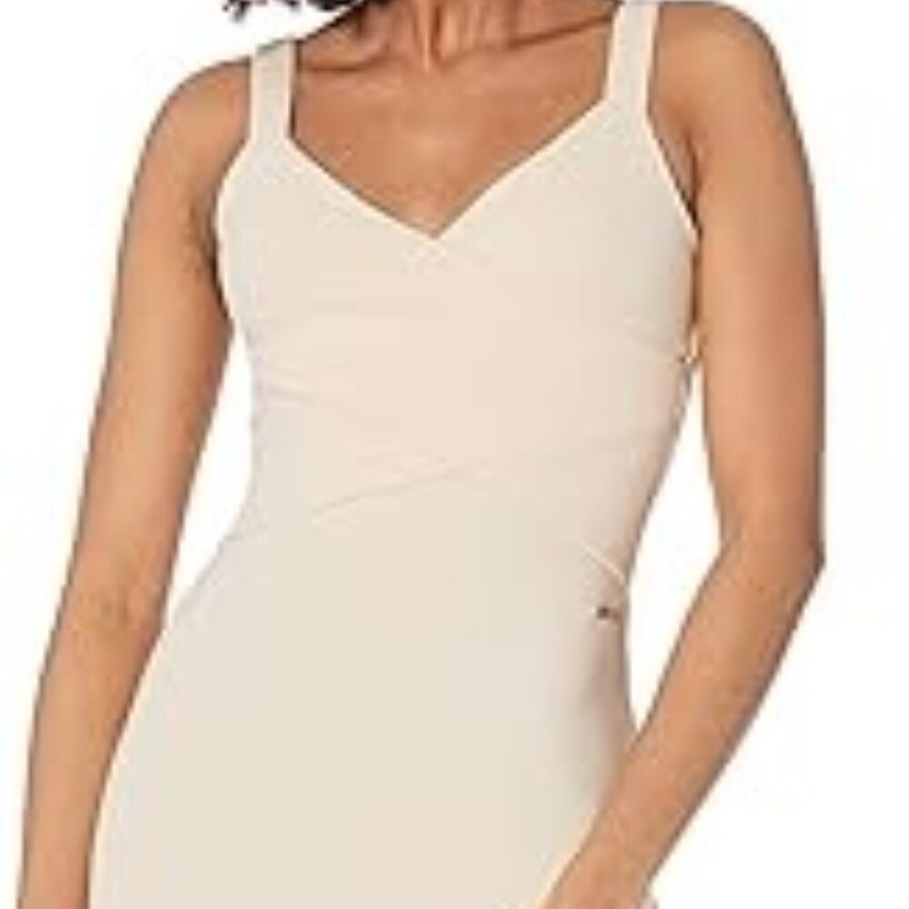 Armani Exchange White Bodycon Dress